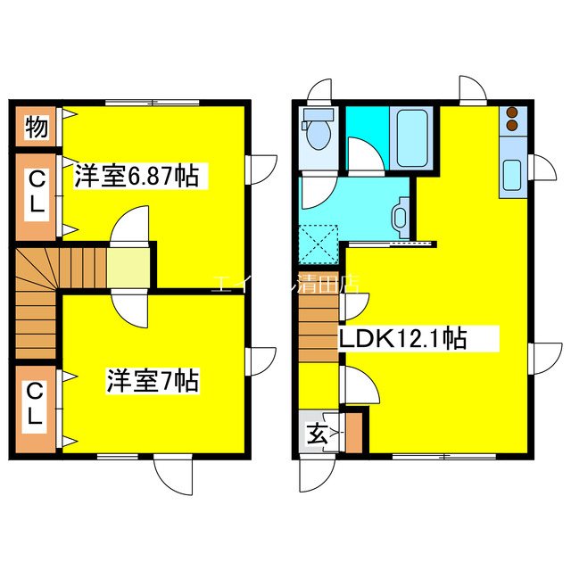 北野メゾネット 間取り