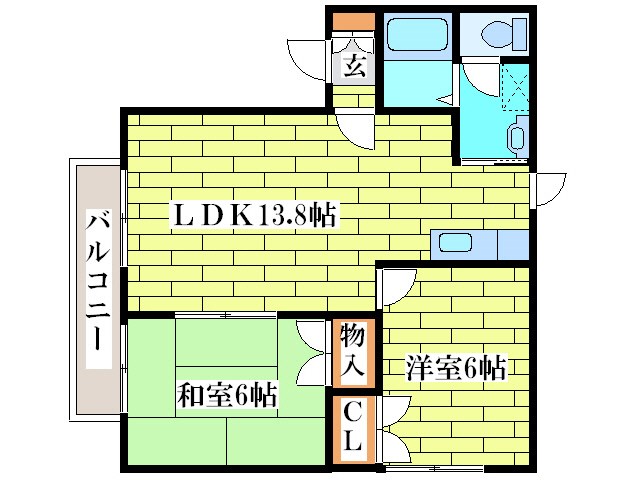 カーサ北野台 間取り