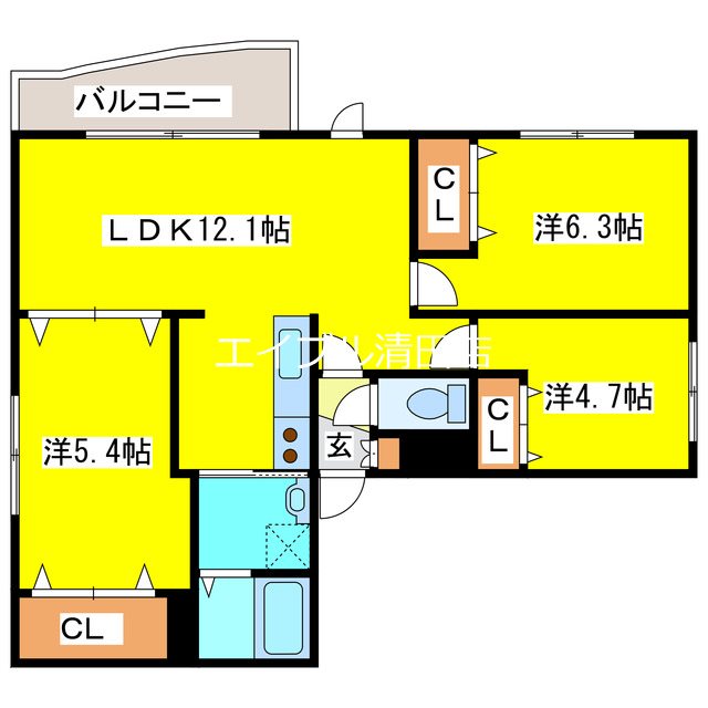 アクアトピア真栄 間取り