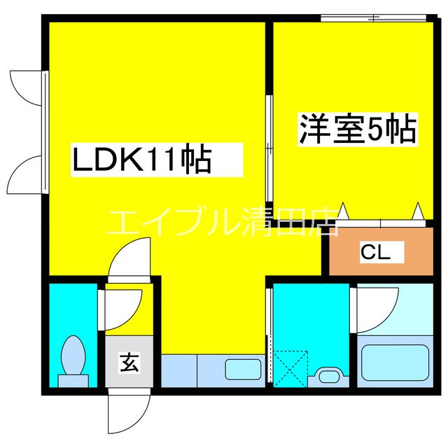 コーポスプリング 間取り