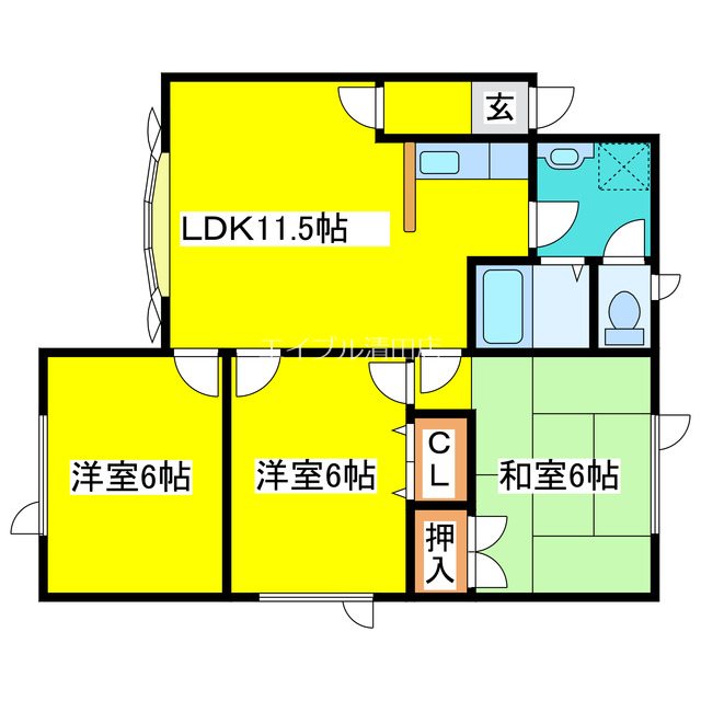 パークシテーフジサワＡ 間取り