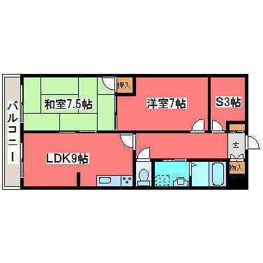 北海道札幌市豊平区福住二条４丁目 間取り