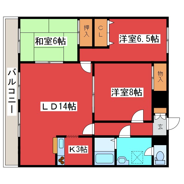 北海道札幌市豊平区福住二条４丁目 間取り