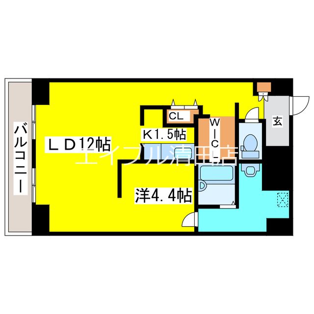 イーストフェアリー 間取り