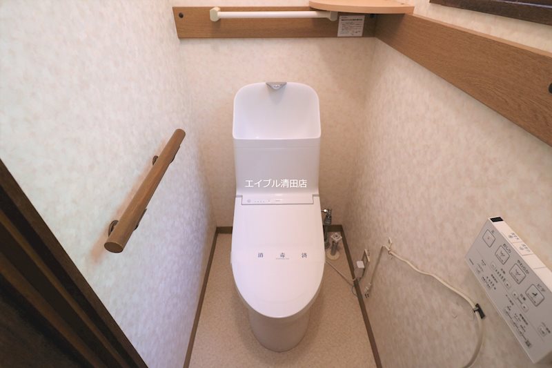 清田3-1　1-7戸建 トイレ