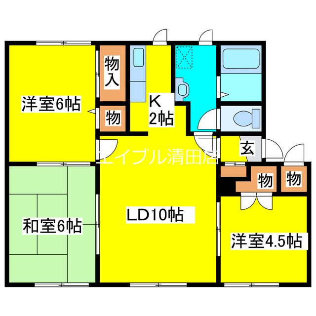 メイユール喜寿Ｂ 間取り