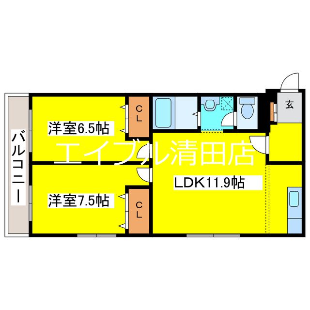 ブールヴァール平岡 間取り