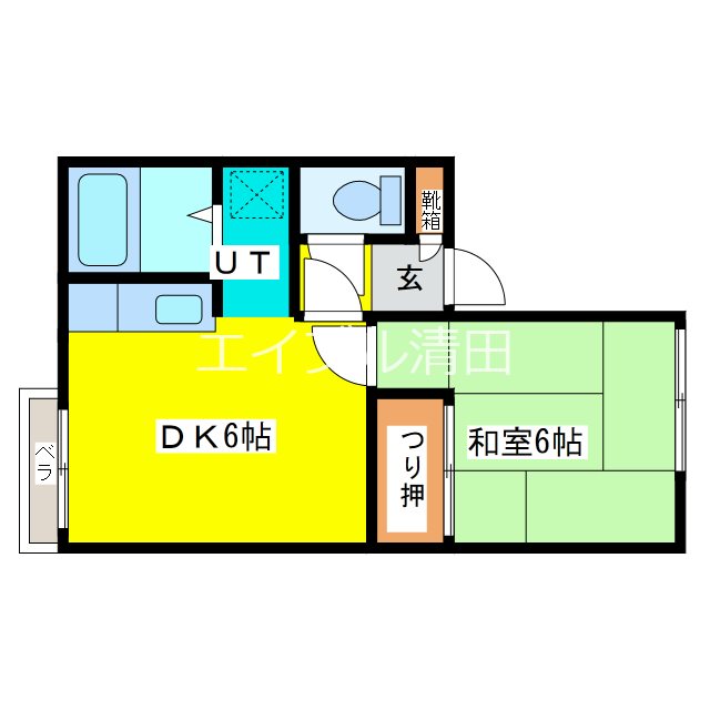 NORTH　FIELD弐番館 間取り