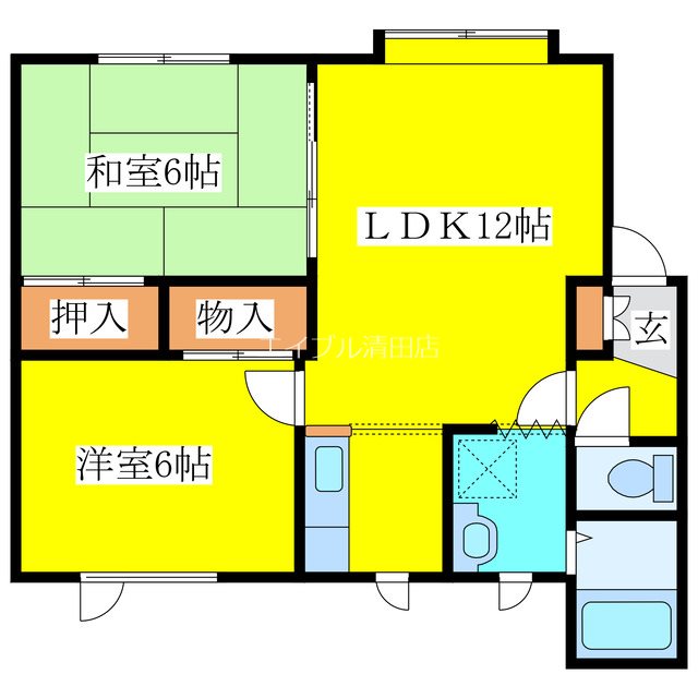 グリーンヒルB 間取り