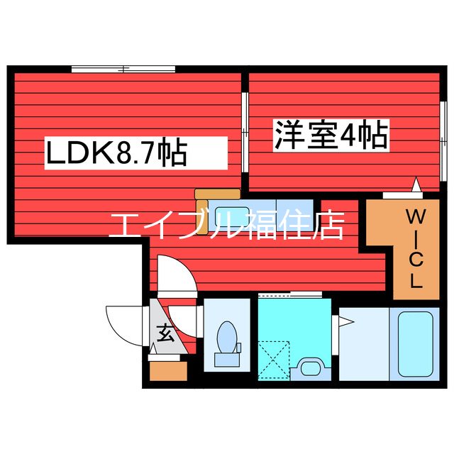 Encore福住(アンコール福住) 間取り