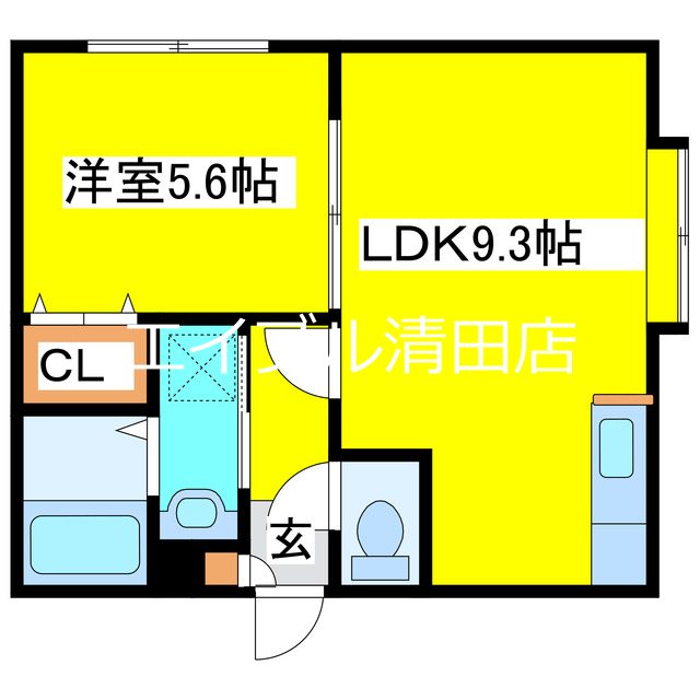 クレセール清田 間取り