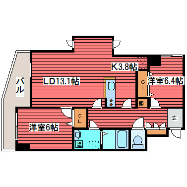 ヴィラ福住 間取り