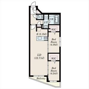Diore　Residence　Sapporo 間取り