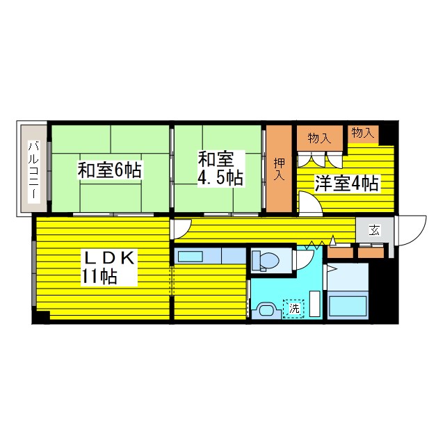 サンシャイン85 間取り