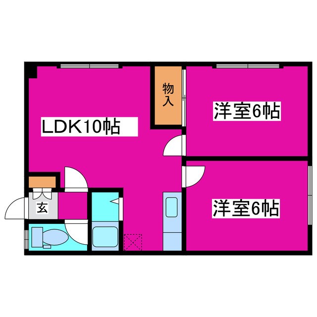 リバティハイツＡ 間取り