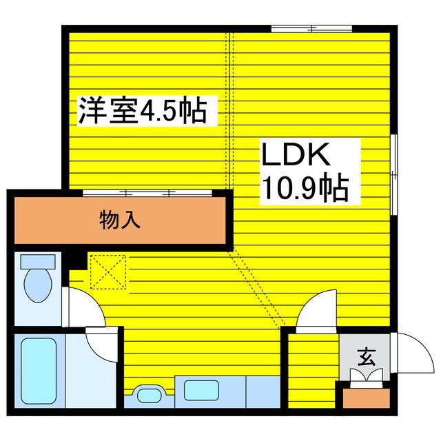 北海道札幌市東区北十二条東９丁目 間取り