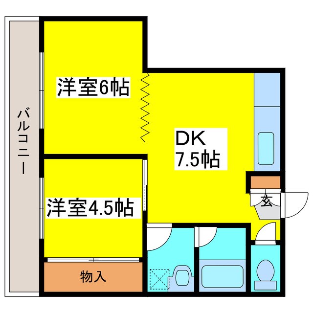 北海道札幌市東区北十三条東５丁目 間取り