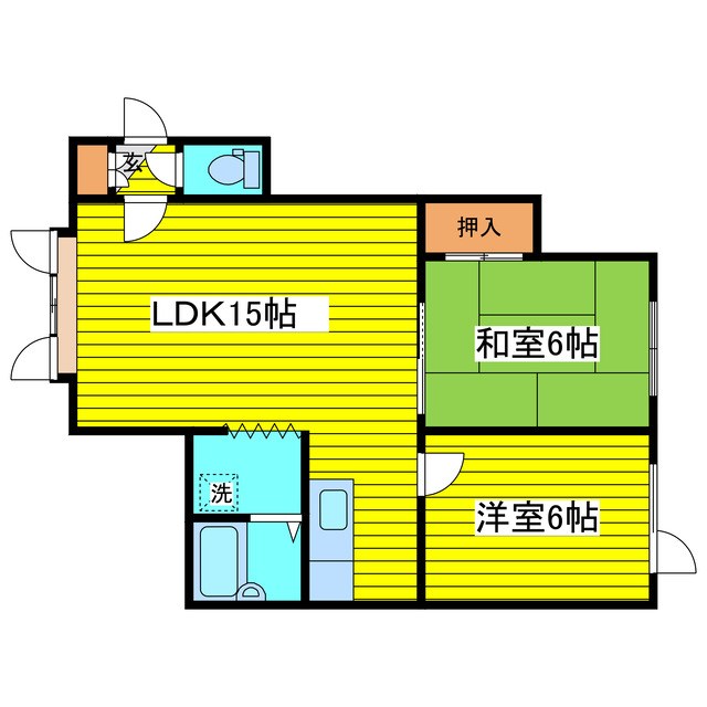 北海道札幌市東区本町二条６丁目 間取り