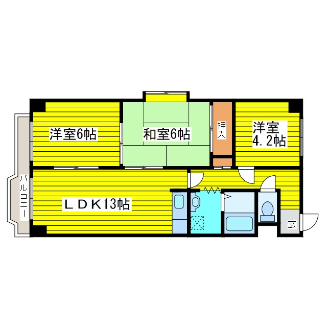αNEXT北27条 間取り