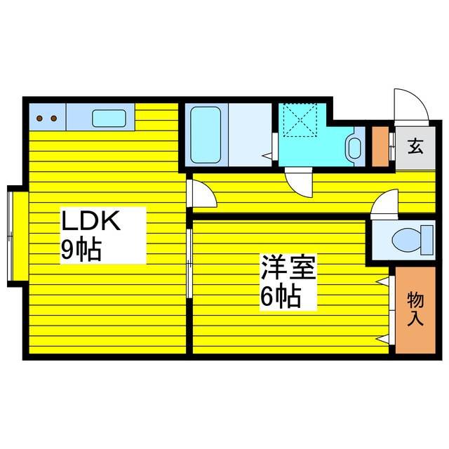 北海道札幌市東区北三十二条東１８丁目 間取り