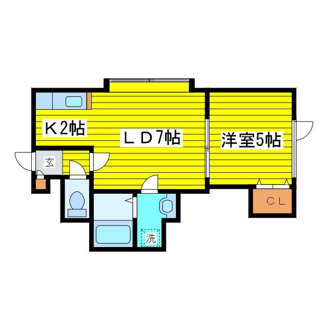 北海道札幌市東区北二十七条東６丁目 間取り