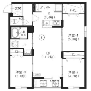 インフィニティN22E1 間取り