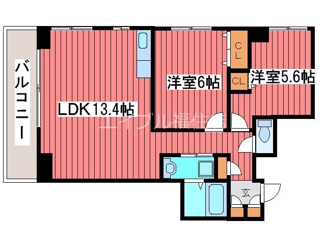 ドリームアベニュー広和№１６ 間取り