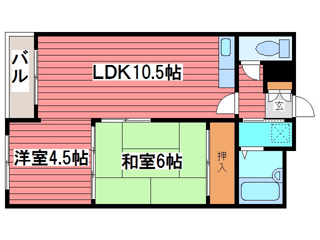 第２山本ハイツ 間取り