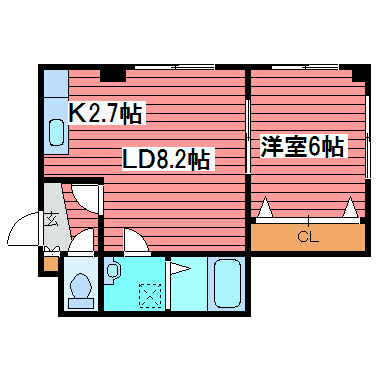 パルコートＤＥＮ月寒中央 間取り