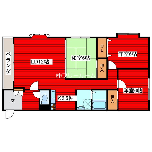 グランドール西岡 間取り