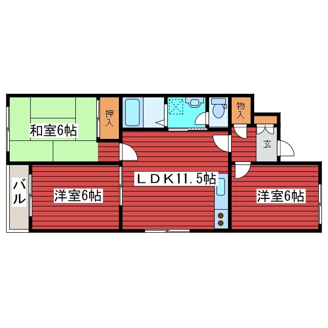 第2パールハイム 間取り