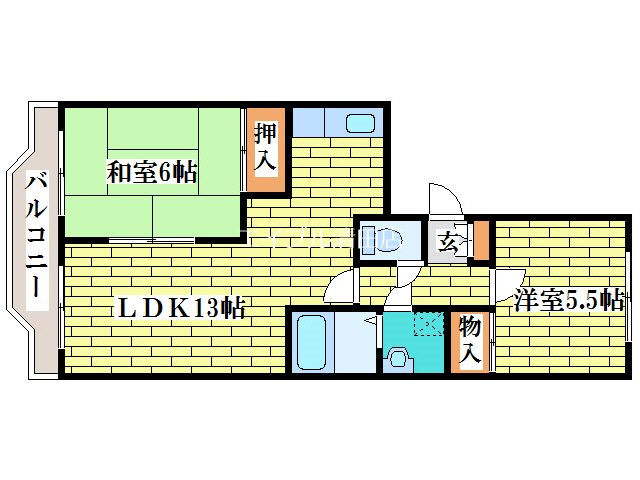 パスウェイ弐番館 間取り