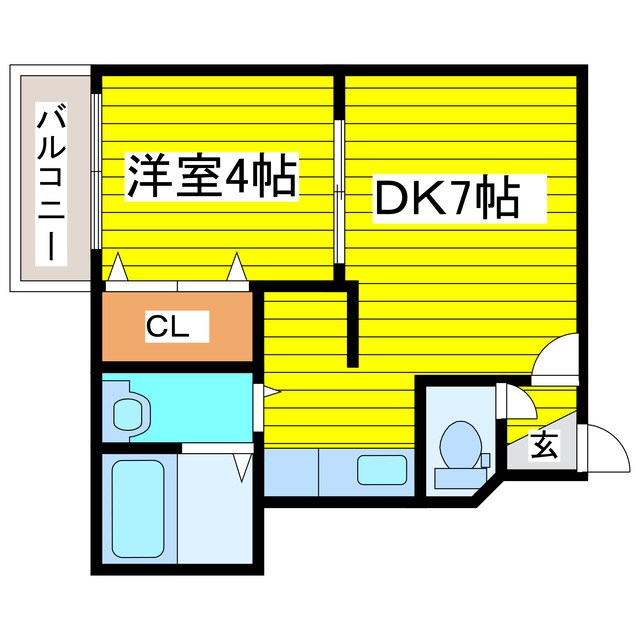 北海道札幌市東区北十二条東４丁目 間取り