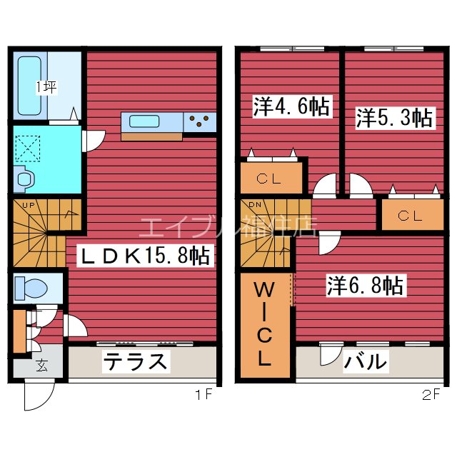 eie西岡TOWN 間取り