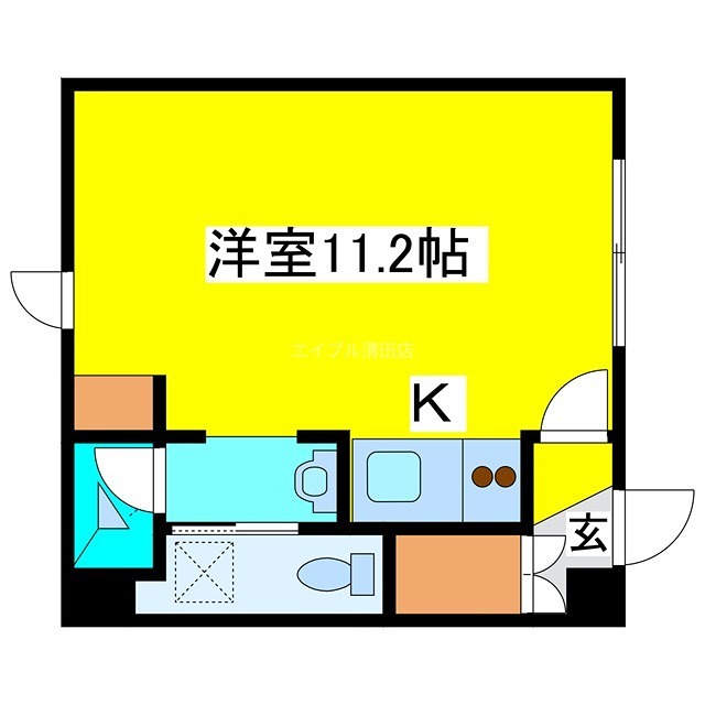 センタービレッジ813 間取り