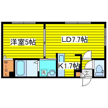 クルタ東区役所前 間取り