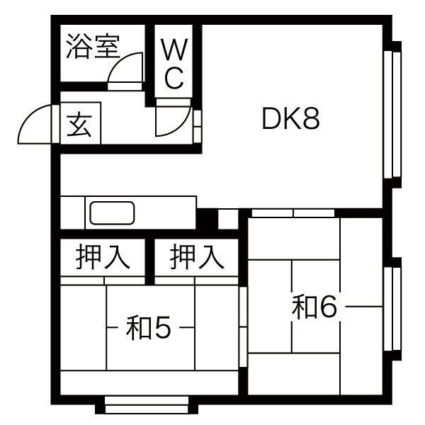 コーポサンシャイン 間取り