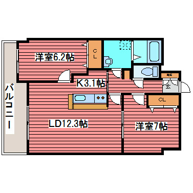 ヴィラ福住 間取り