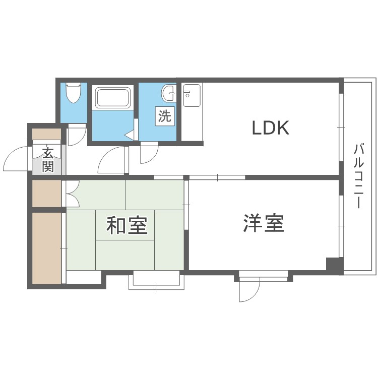 北海道札幌市東区北三十二条東１丁目 間取り