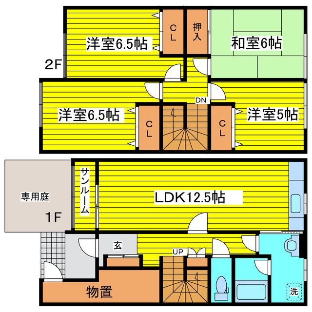 北海道札幌市東区伏古五条５丁目 間取り
