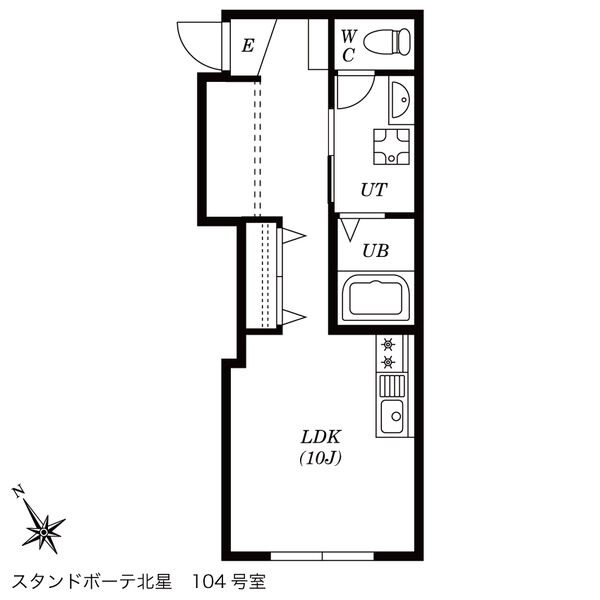 STAND　BEAUT’E　北星 間取り