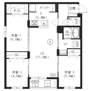 インフィニティN22E1 間取り