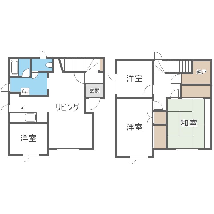 S・Kルーム 間取り