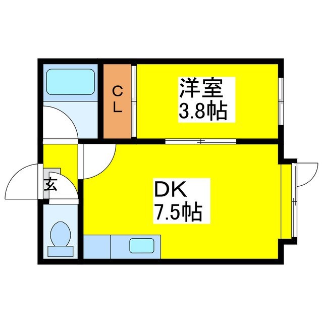 アーバンコート元町Ⅱ 間取り