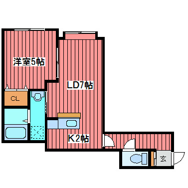 クレインコートⅡ 間取り