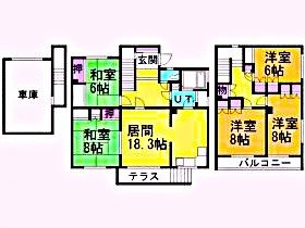 青葉町9丁目山口邸貸家 間取り