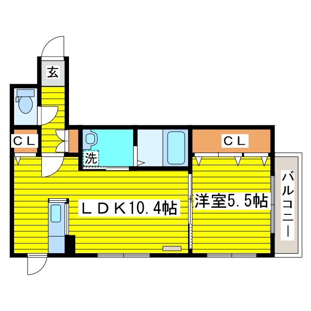グランディールN9 間取り