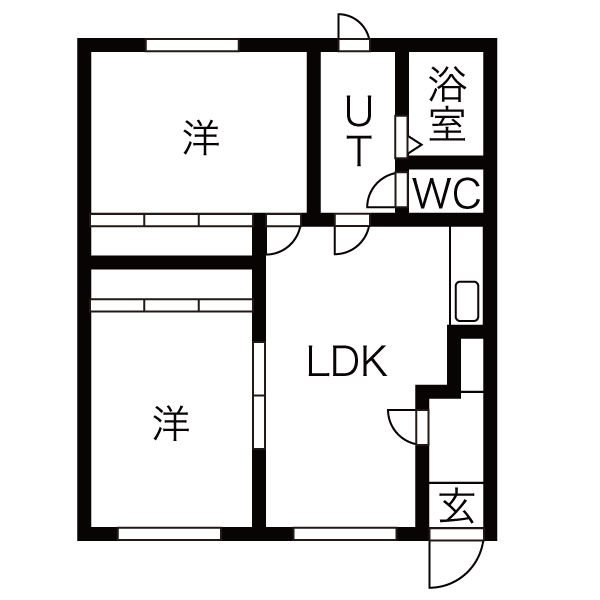 4条ハイツ 間取り