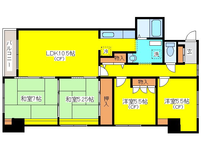 サンシャイン85 間取り