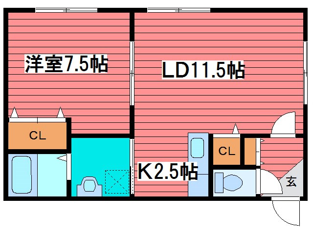 ＡＫＴ月寒中央 間取り